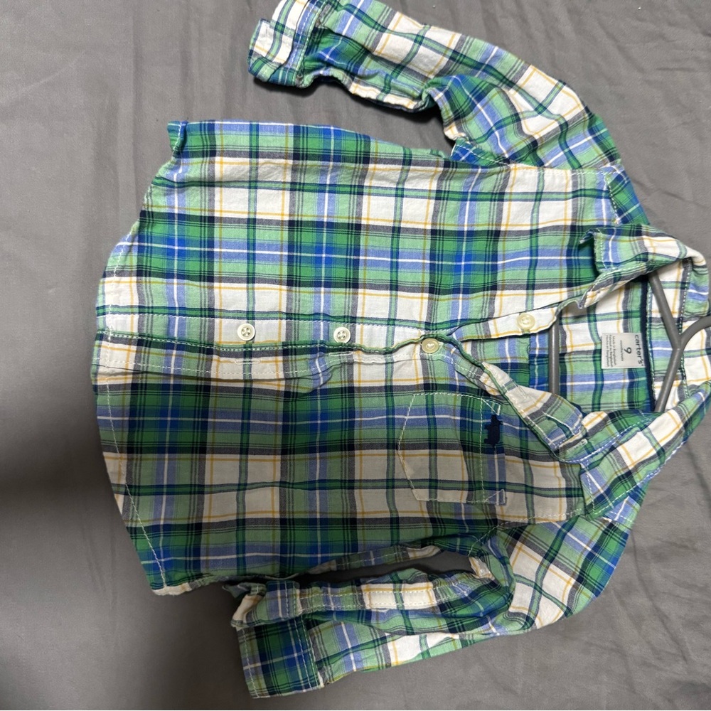 Carter's Multicolor Plaid Shirt